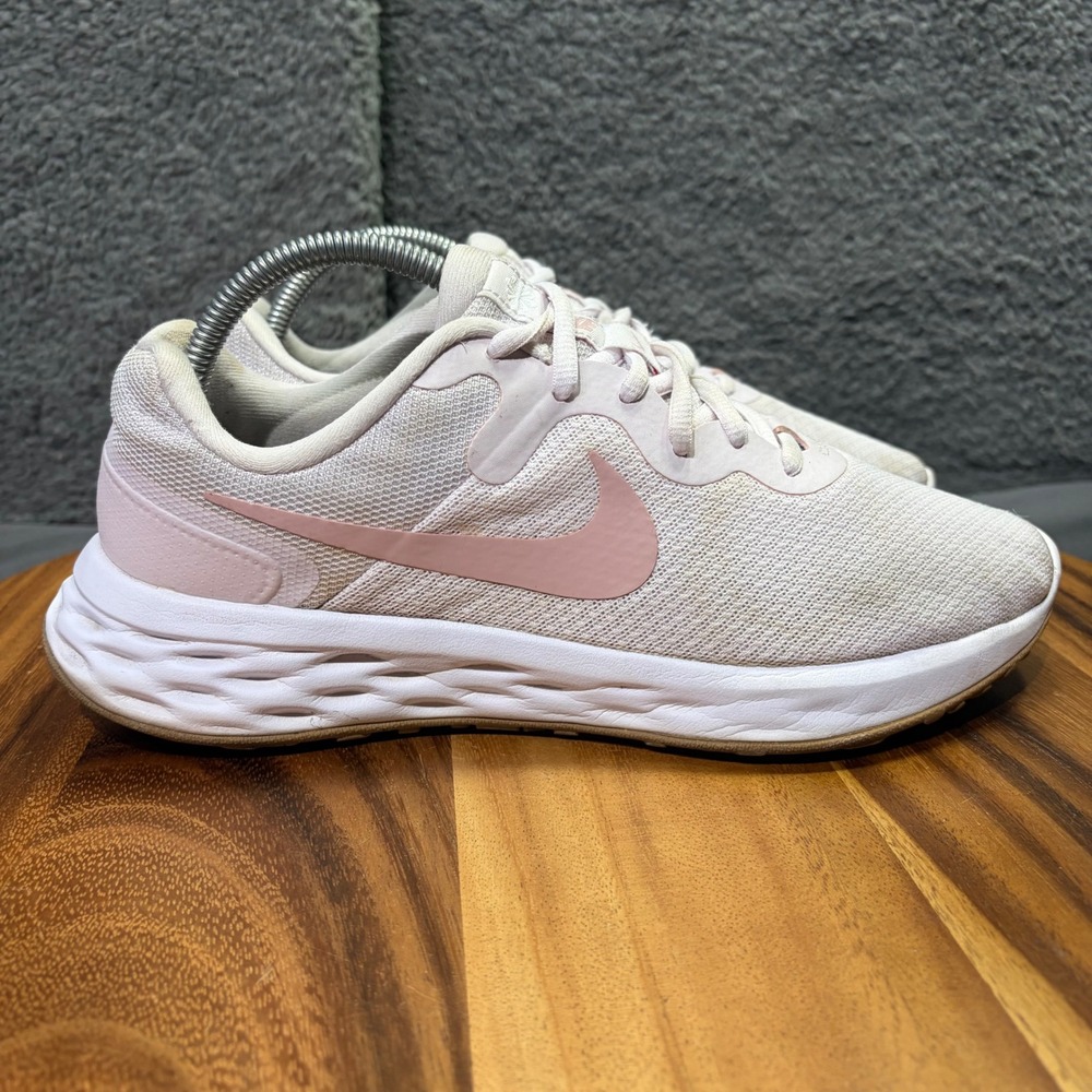 Nike Revolution 6 Next Nature Womens 10 Pink White Running Shoes DC3729-500
